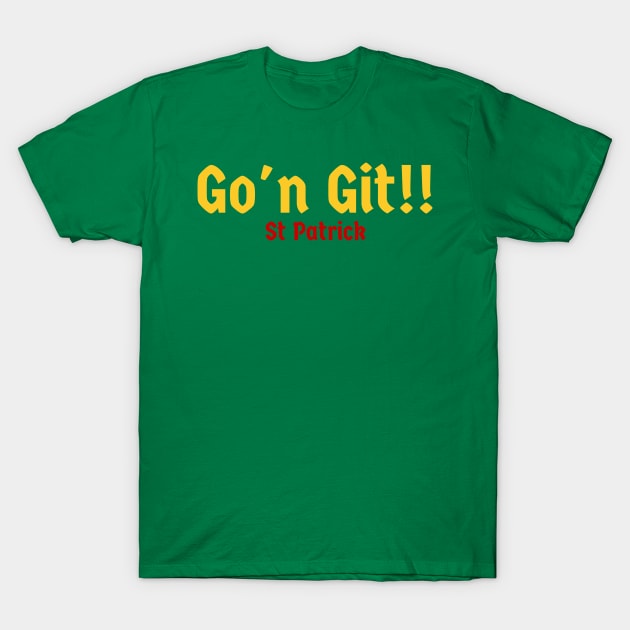 Gon-Git-St-Patrick T-Shirt by Duhkan Painting